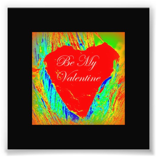 foto van rode valentijn afdrukken foto afdruk (Voorkant)