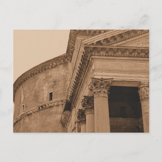 Foto van Rome Pantheon Briefkaart (Voorkant)