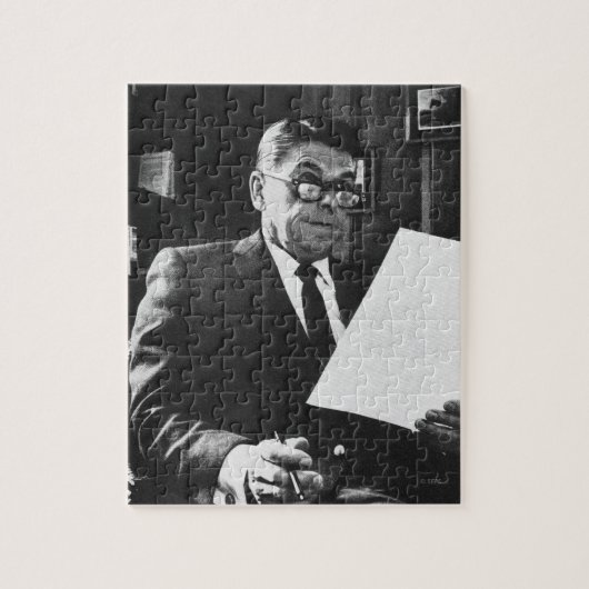 Foto van Ronald Reagan Legpuzzel (Verticaal)