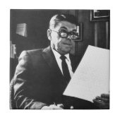 Foto van Ronald Reagan Tegeltje (Voorkant)