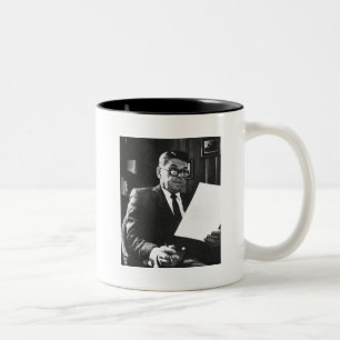 Foto van Ronald Reagan Tweekleurige Koffiemok