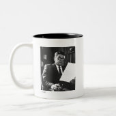 Foto van Ronald Reagan Tweekleurige Koffiemok (Links)