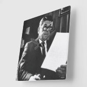 Foto van Ronald Reagan Vierkante Klok (Hoek)