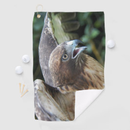 Foto van Roodstaartbuizerd Roofvogel Golfhanddoek