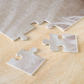 Foto van roze Floral Aankondiging Jigzaag Puzzle Legpuzzel (Zijkant)