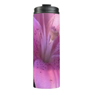 Foto van Roze Lily Thermosbeker