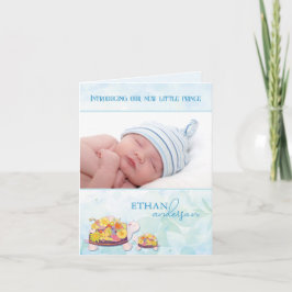 Foto van roze schildpadden Baby Boy Aankondiging v