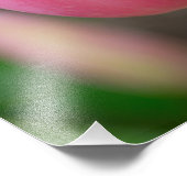 Foto van roze tulpwandplaat foto afdruk (Hoek)