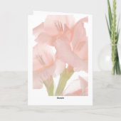 Foto van Roze ventilator | Gepersonaliseerde verja Kaart (Achterkant)