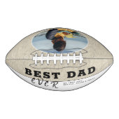 Foto van Rustic Beige Best Pap Ever Vader Day Foto American Football (Voorkant)