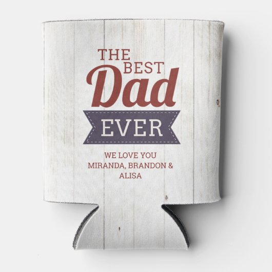 Foto van Rustic Best Pap Ever Blikjeskoeler (Voorkant)