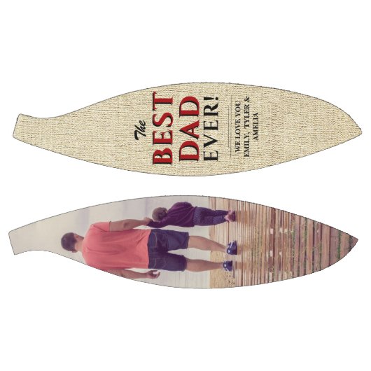 Foto van Rustic Best Pap Ever Vader Day Basketbal (Panelen)