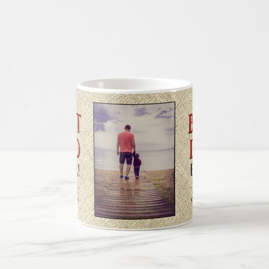 Foto van Rustic Best Pap Ever Vader Day Koffiemok (Center)