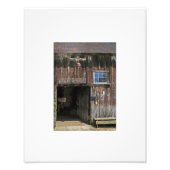 Foto van Rustic Fish Dock House Afdruk (Voorkant)