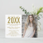 Foto van Rustic Floral Waterverf Gradual Party Kaart (Staand voorkant)