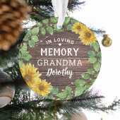 Foto van Rustic Sunflower Festive | In het liefdev Ornament