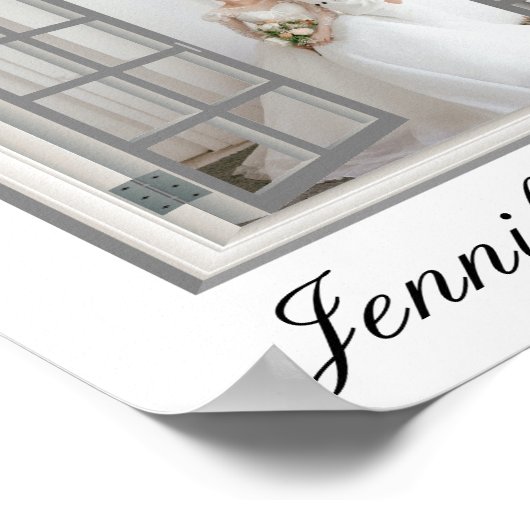 Foto van Rustic Wedding Fabulous Poster (Hoek)