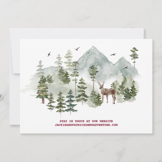 Foto van Rustic Wedding Verloving Kaart (Achterkant)