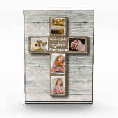 Foto van Rustic Wood Cross First