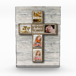 Foto van Rustic Wood Cross First