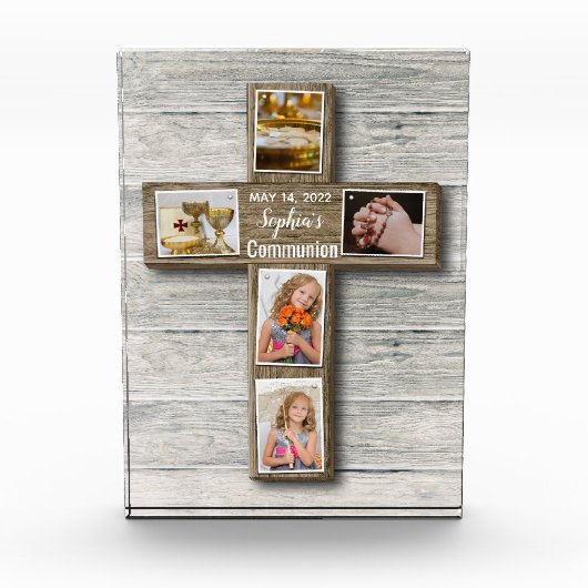 Foto van Rustic Wood Cross First (Voorkant)