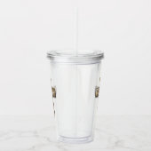 Foto van Rustic Wood Cross First Acryl Drinkbeker (Rechts)