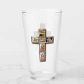 Foto van Rustic Wood Cross First Glas (Voorkant)