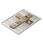 Foto van Rustic Wood Cross First Notitieboek (Linkerzijde)