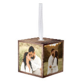 Foto van Rustic Wood: eerste kerstfeest Decoratie (Achter hoekig)