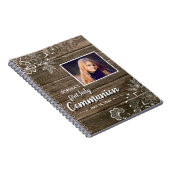 Foto van Rustic Wood Lace First Notitieboek (Rechterzijde)