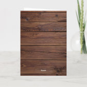 Foto van Rustic World's Best Cat Dad Vaderdag Kaart (Achterkant)