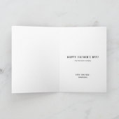 Foto van Rustic World's Best Cat Dad Vaderdag Kaart (Binnen)