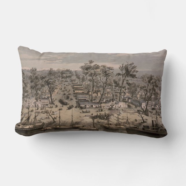  foto van Sacramento (1850) Kussen (Voorkant)