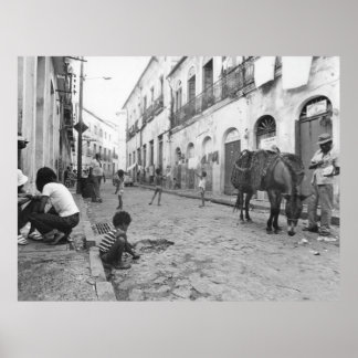  foto van Salvador City Brazilië Poster