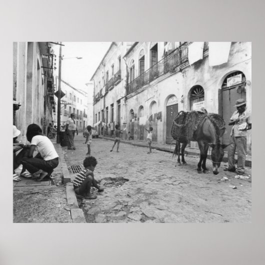  foto van Salvador City Brazilië Poster (Voorkant)