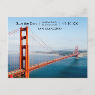 Foto van San Francisco - Save the Date Post Kaart