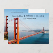 Foto van San Francisco - Save the Date Post Kaart (Voorkant / Achterkant)