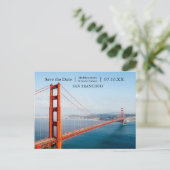Foto van San Francisco - Save the Date Post Kaart (Staand voorkant)