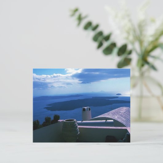Foto van Santorini Briefkaart (Staand voorkant)