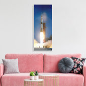  foto van Saturnus V Canvas Afdruk (Insitu (Woonkamer))