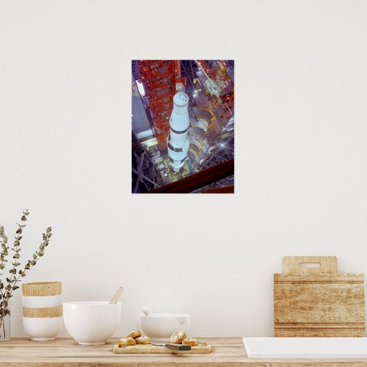  foto van Saturnus V Poster (Keuken)