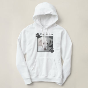 Foto van Schattigee Witte Hondenpoten Beste Mam Hoodie