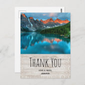 Foto van schilderachtig berglandschap - Hartelijk  Briefkaart (Voorkant / Achterkant)