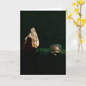 Foto van schildpad en duck kaart (Gele Bloem)