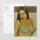  foto van schitterend meisje briefkaart (Voorkant / Achterkant)