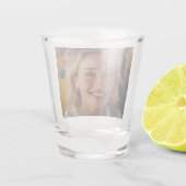 Foto van schoolbuschauffeur aanpassen shot glas (Achterkant)