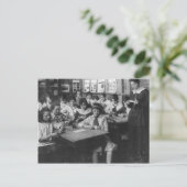  foto van schoolmeisjes briefkaart (Staand voorkant)