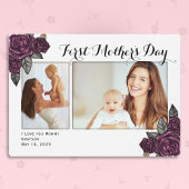 Foto van script First Moederdag Fotoplaat