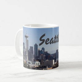 Foto van Seattle Washington skyline Koffiemok