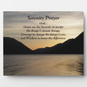 Foto van Serenity Prayer Lake Sunset Fotoplaat (Voorkant)